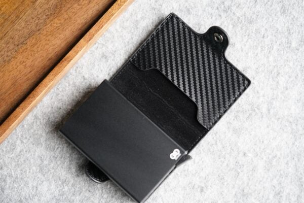 Carbon Fiber Leather Card and Cash Holder - Image 12