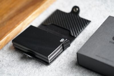 Carbon Fiber Leather Card and Cash Holder