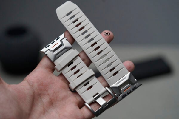 FKM Rubber Armour Band With Titanium Buckle For Apple Watch 44MM 45MM 46MM Series 4 5 6 7 8 9 10 SE SE 2 Gen - Image 16