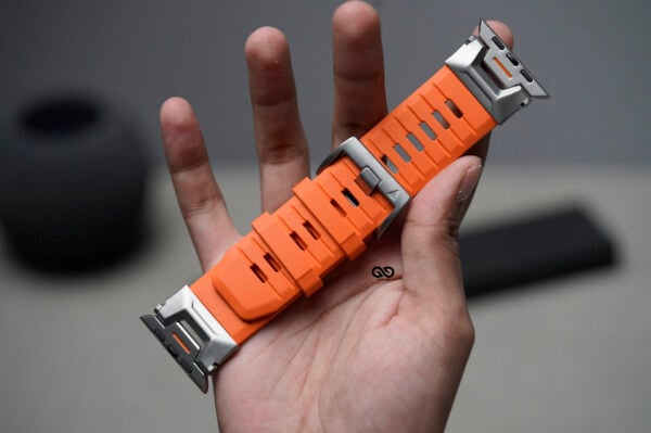 FKM Rubber Armour Band With Titanium Buckle For Apple Watch 44MM 45MM 46MM Series 4 5 6 7 8 9 10 SE SE 2 Gen - Image 37