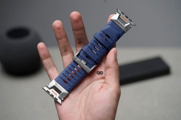 FKM Rubber Armour Band With Titanium Buckle For Apple Watch 44MM 45MM 46MM Series 4 5 6 7 8 9 10 SE SE 2 Gen - Image 15