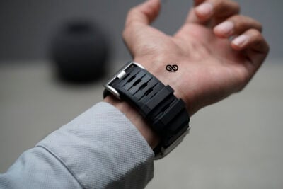 FKM Rubber Armour Band With Titanium Buckle For Apple Watch 44MM 45MM 46MM Series 4 5 6 7 8 9 10 SE SE 2 Gen