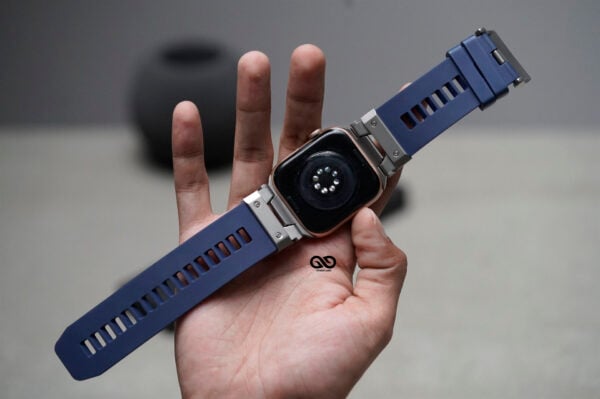 FKM Rubber Armour Band With Titanium Buckle For Apple Watch 44MM 45MM 46MM Series 4 5 6 7 8 9 10 SE SE 2 Gen - Image 10