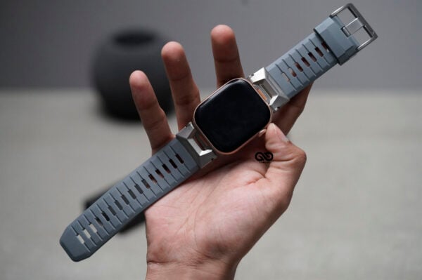 FKM Rubber Armour Band With Titanium Buckle For Apple Watch 44MM 45MM 46MM Series 4 5 6 7 8 9 10 SE SE 2 Gen - Image 7