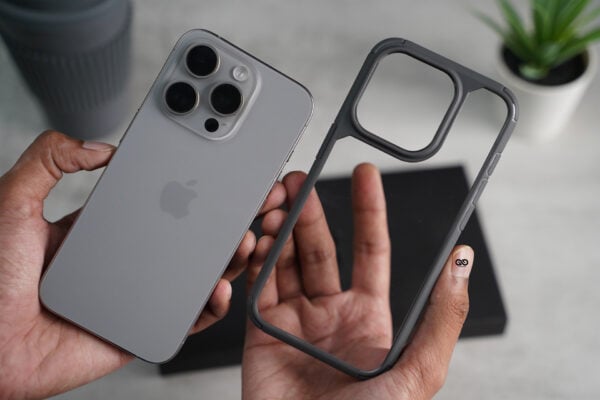 Natural Grey Defender Rugged Protective Case for iPhone 15 Pro Max - Image 10