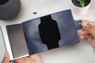 Vegan Leather Card And Cash Holder