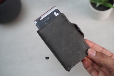 Vegan Leather Card And Cash Holder