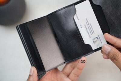 Vegan Leather Card And Cash Holder