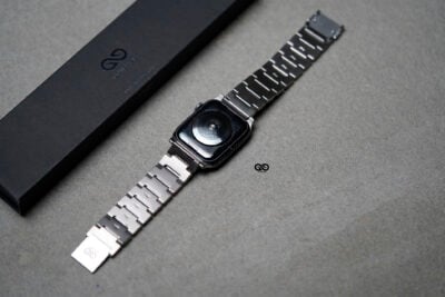 Matte Titanium Band For Apple Watch 44MM 45MM 46MM Series 4 5 6 7 8 9 10 SE SE 2 Gen