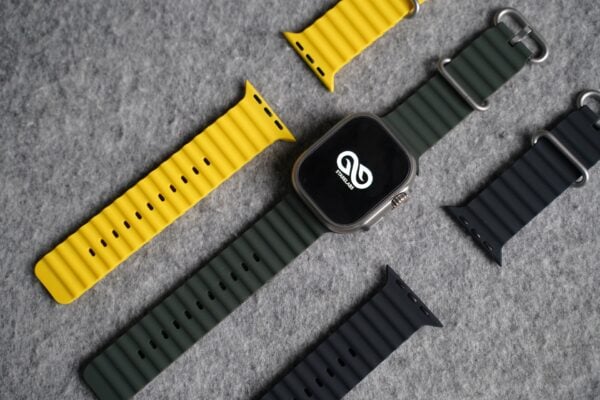 Silicone Ocean Band For Apple Watch 49 MM Series Ultra/Ultra 2 - Image 9