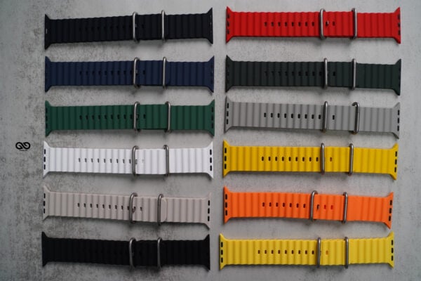 Silicone Ocean Band For Apple Watch 49 MM Series Ultra/Ultra 2 - Image 88