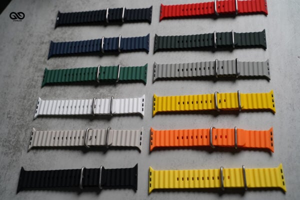 Silicone Ocean Band For Apple Watch 49 MM Series Ultra/Ultra 2 - Image 26