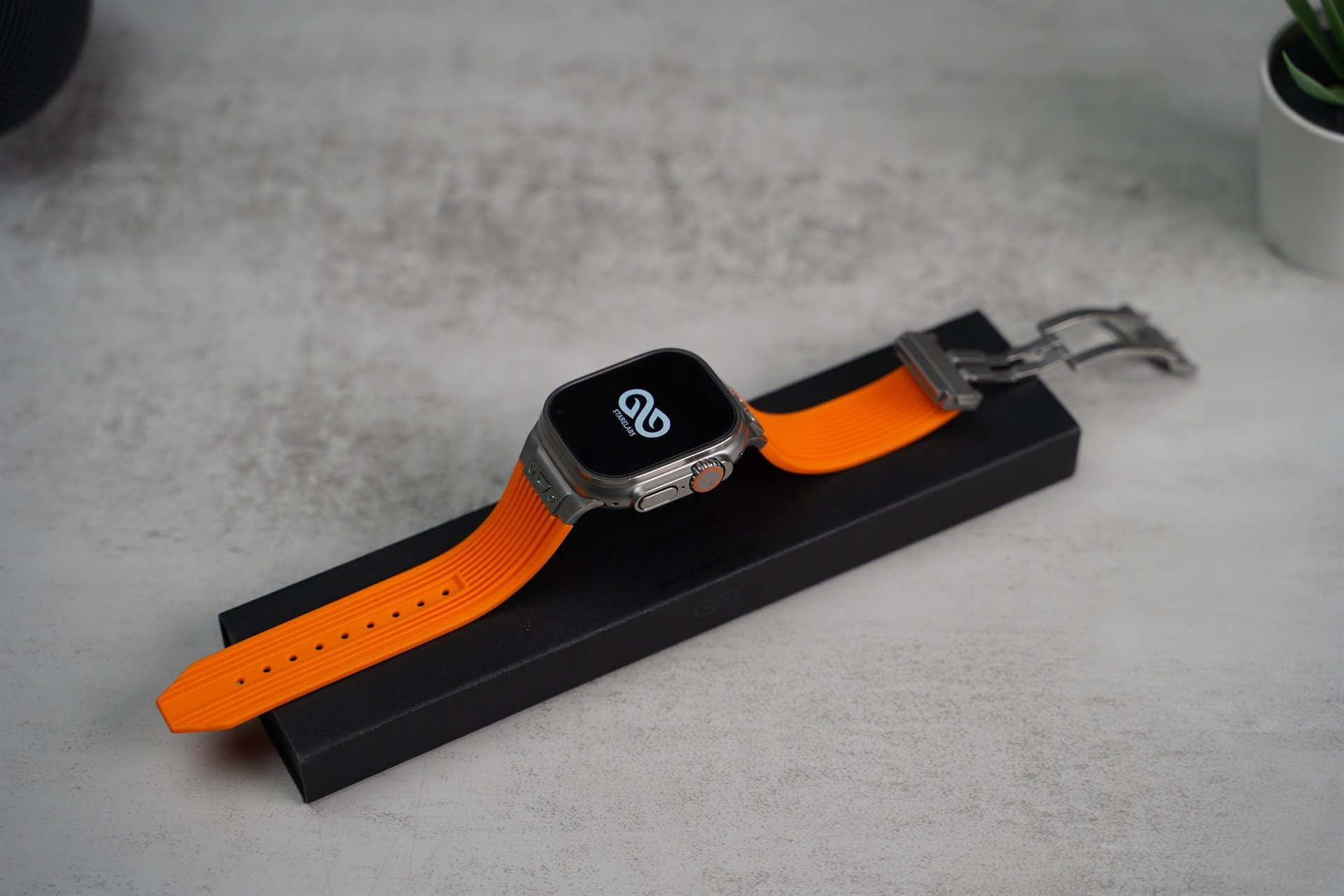 Classic Silicone Band With Stainless Steel Buckle Strap For Apple Watch 49 MM Series Ultra/Ultra 2 74 Classic Silicone Band With Stainless Steel Buckle Strap For Apple Watch 49 MM Series Ultra/Ultra 2