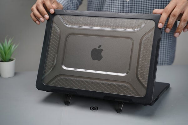 Black Slim Rubberized TPU Bumper Cover For MacBook Pro 13 inch 2020/2021/2022 M1/M2 A2338 A2251 A2289