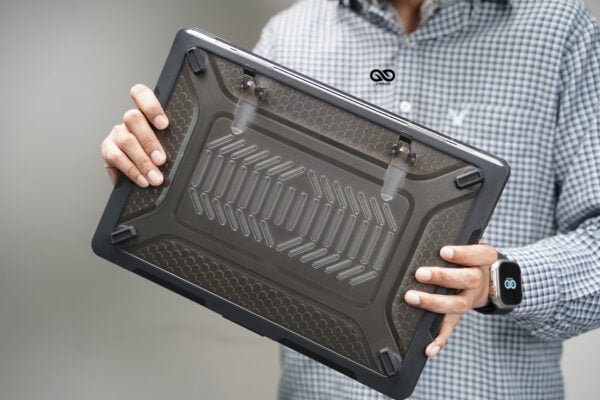 Black Slim Rubberized TPU Bumper Cover For MacBook Pro 13 inch 2020/2021/2022 M1/M2 A2338 A2251 A2289 - Image 11