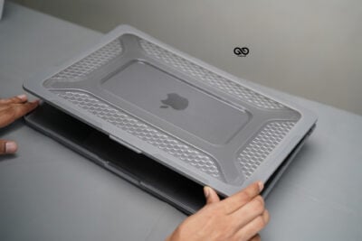 Grey Slim Rubberized TPU Bumper Cover For MacBook Pro 16 inch M1/M2/M3/M4 (A2485/A2780/A2991/A3186/A3403)
