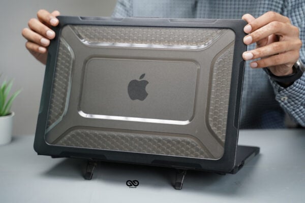 Black Slim Rubberized TPU Bumper Cover For MacBook Pro 13 inch 2020/2021/2022 M1/M2 A2338 A2251 A2289 - Image 3