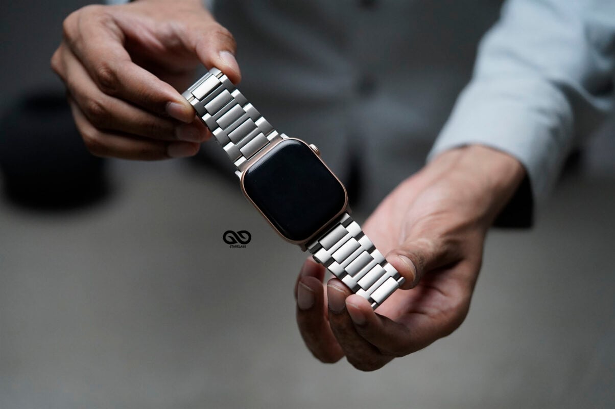 Titanium Edition Band For Apple Watch 44MM 45MM 46MM Series 4 5 6 7 8 9 10 SE SE 2 Gen