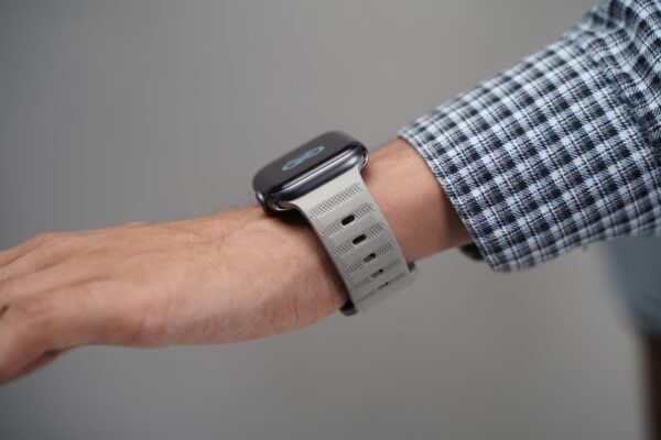 Powder Grey FKM Active Rubber Strap For Apple Watch 42MM 41MM 40MM Series 4 5 6 7 8 9 10SE SE 2 Gen. - Image 12