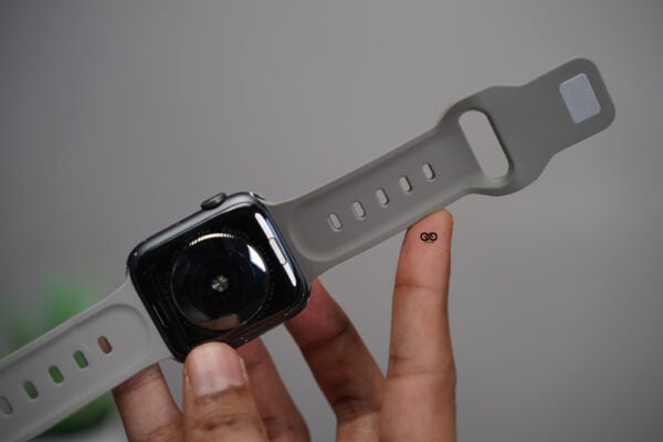 Powder Grey FKM Active Rubber Strap For Apple Watch 42MM 41MM 40MM Series 4 5 6 7 8 9 10SE SE 2 Gen. - Image 10