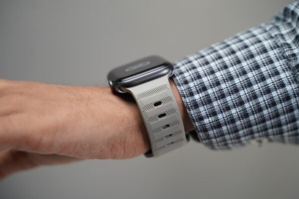 Powder Grey FKM Active Rubber Strap For Apple Watch 42MM 41MM 40MM Series 4 5 6 7 8 9 10SE SE 2 Gen. - Image 6