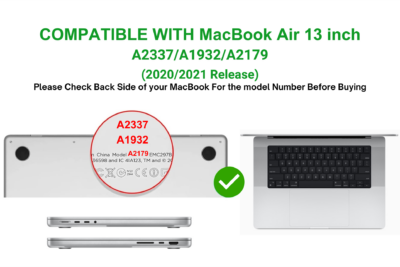 Case For MacBook Air 13 inch 2020/2021 M1 Air A2337 A1932 A2179