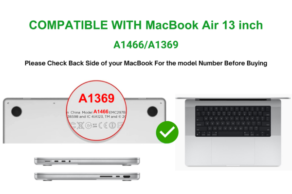 Case For MacBook Air 13 inch A1466/A1369 - Image 2