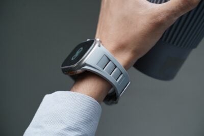 Vented FKM Rubber Band With 316L Buckle Closure For Apple Watch 49 MM Series Ultra/Ultra 2