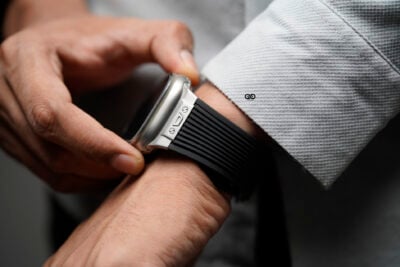 Classic Silicone Band With Stainless Steel Buckle Strap For Apple Watch 49 MM Series Ultra/Ultra 2