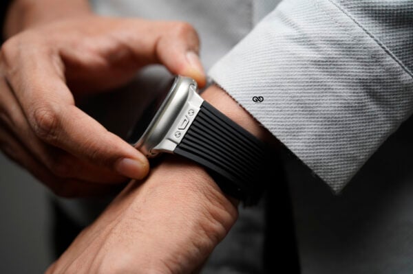 Classic Silicone Band With Stainless Steel Buckle Strap For Apple Watch 49 MM Series Ultra/Ultra 2 - Image 24