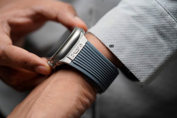 Classic Silicone Band With Stainless Steel Buckle Strap For Apple Watch 49 MM Series Ultra/Ultra 2 - Image 14