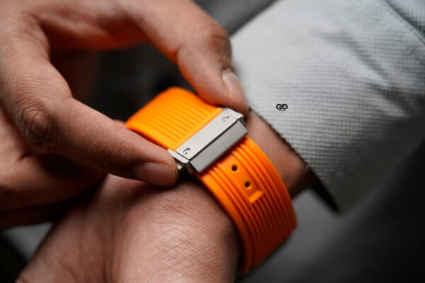 Classic Silicone Band With Stainless Steel Buckle Strap For Apple Watch 49 MM Series Ultra/Ultra 2 - Image 13
