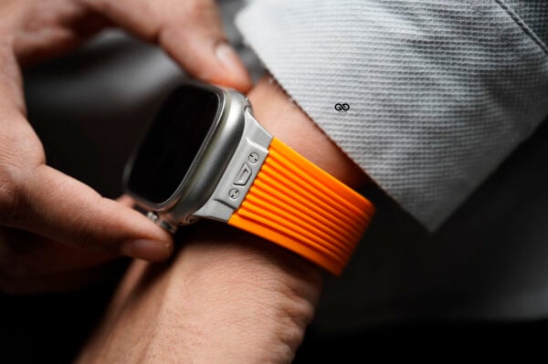Classic Silicone Band With Stainless Steel Buckle Strap For Apple Watch 49 MM Series Ultra/Ultra 2 - Image 10