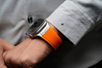 Classic Silicone Band With Stainless Steel Buckle Strap For Apple Watch 49 MM Series Ultra/Ultra 2