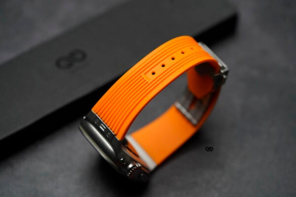 Classic Silicone Band With Stainless Steel Buckle Strap For Apple Watch 49 MM Series Ultra/Ultra 2 - Image 4