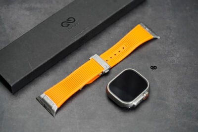 Classic Silicone Band With Stainless Steel Buckle Strap For Apple Watch 49 MM Series Ultra/Ultra 2