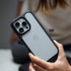 Black Defender Rugged Protective Case for iPhone 15 Pro Max