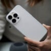 Frosted White Ultra Thin Case for iPhone 16e/16/16Plus/16Pro/16ProMax (Phone Not Included)
