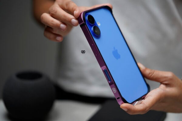 Magenta Fiber Bumper for iPhone 16 Plus (Bumper, not a Case) - Image 2