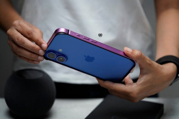 Magenta Fiber Bumper for iPhone 16 Plus (Bumper, not a Case)
