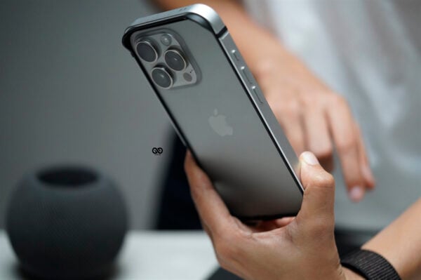 Silver Fiber Bumper for iPhone 16 Pro (Bumper, not a Case)