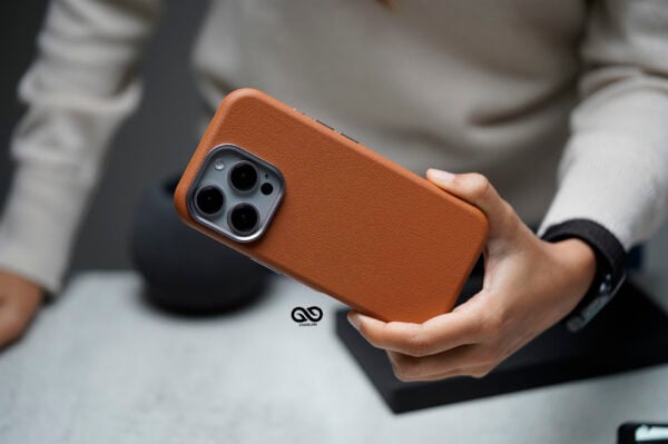 Slim PU Leather Case with Rubberized Interior (Magsafe Compatible) For iPhone 16/16Pro/16ProMax