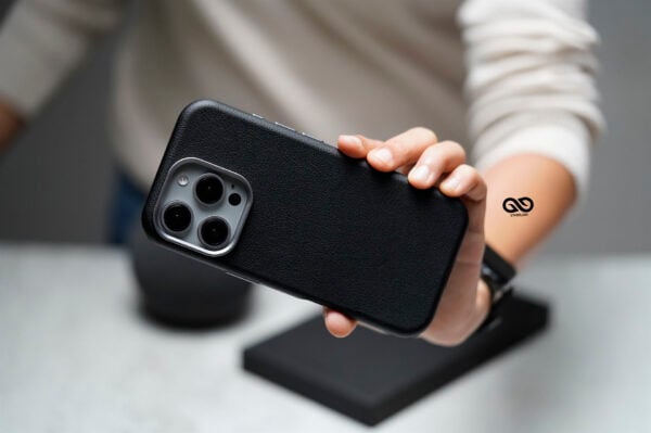 Slim PU Leather Case with Rubberized Interior (Magsafe Compatible) For iPhone 16/16Pro/16ProMax - Image 63