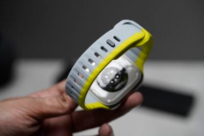 Two Colored Waterproof Silicone Sports Bands For Apple Watch 49 (Series Ultra/Ultra 2/Ultra 3)