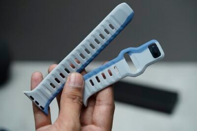 Two Colored Waterproof Silicone Sports Bands For Apple Watch 49 (Series Ultra/Ultra 2/Ultra 3)