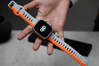 Two Colored Waterproof Silicone Sports Bands For Apple Watch 49 (Series Ultra/Ultra 2/Ultra 3)