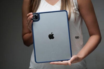 iPad Pro 2021 M1/ 2020/2018 Blue Transparent Case 11 inch and 12.9 inch
