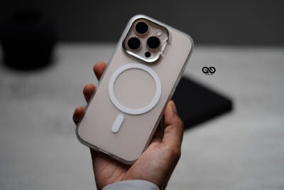 Frosted White Magsafe Matte Finish Case with Kickstand Ring Feature For iPhone 16/16Pro/16ProMax