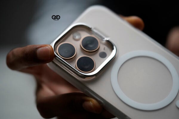 Frosted White Magsafe Matte Finish Case with Kickstand Ring Feature For iPhone 16/16Pro/16ProMax - Image 16