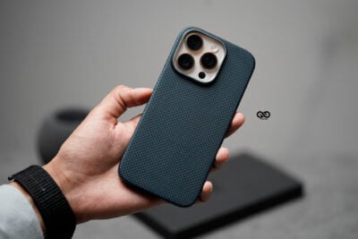 Magsafe Polar Blue Real Aramid Carbon Fiber Case For iPhone 16 Pro
